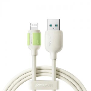 Cablu Date si Incarcare USB-A - Lightning Joyroom S-A53, 18W, 1.2m, Bej 