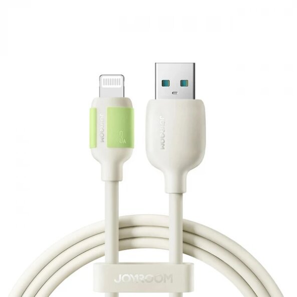 Cablu Date si Incarcare USB-A - Lightning Joyroom S-A53, 18W, 1.2m, Bej 