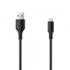 Cablu Date si Incarcare USB-A - microUSB Setty, 18W, 1m, Negru 