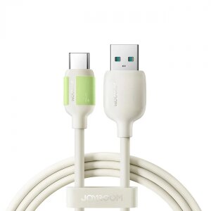 Cablu Date si Incarcare USB-A - USB-C Joyroom S-A53, 18W, 1.2m, Bej 
