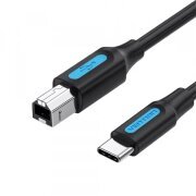 Cablu Imprimanta Vention, USB-C - USB-B, 1.5m, Negru CQUBG 