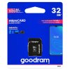 Card Memorie microSDHC GoodRam, 32Gb, Clasa 10 / UHS-1 U1, Cu Adaptor