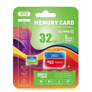 Card Memorie microSDHC XO Design, 32Gb, Clasa 10 / UHS-1 U1, Cu Adaptor 