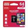 Card Memorie microSDXC GoodRam, 64Gb, Clasa 10 / UHS-1 U1, Cu Adaptor M1AA-0640R12
