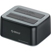 Docking Station Orico 6829C3 2-Drive pentru HDD / SSD SATA 2.5inch / 3.5inch, Negru