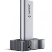 Docking Station Orico IT18C3 pentru SSD M.2 NVMe SATA, Gri