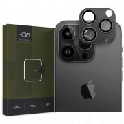 Folie de protectie Camera spate HOFI FullCam pentru Apple iPhone 14 Pro Max / 14 Pro, Sticla Securizata, Neagra 