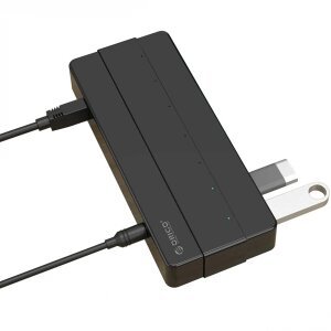 Hub USB Orico H7928-U3-V1, 7 x USB-A 3.0, Negru 