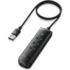 Hub USB UGREEN CM416, 4 x USB-A 3.0, 1m, Negru