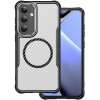 Husa MagSafe pentru Samsung Galaxy S24 FE S721, OEM, Defender Carbon Mag, Neagra 