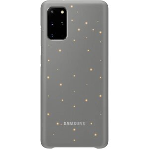Husa pentru Samsung Galaxy S20+ 5G G986 / S20+ G985, Led Cover, Gri EF-KG985CJEGEU