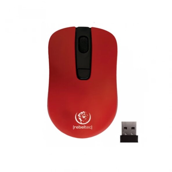 Mouse Wireless Rebeltec Star, 1600DPI, Rosu 