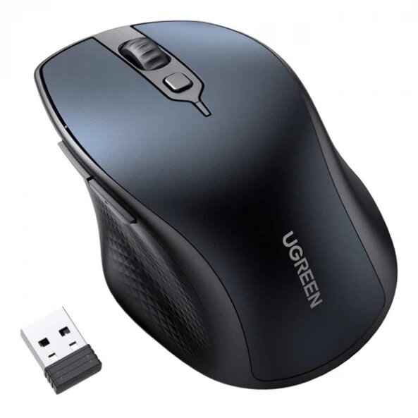 Mouse Wireless UGREEN MU101, 4000DPI, BT / Wi-Fi, Albastru 