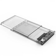 Rack Orico 2139C3 pentru HDD / SSD SATA 2.5inch, USB-C, Transparent
