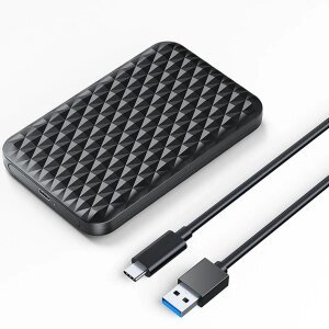 Rack Orico 2520C3-V1 pentru HDD / SSD SATA 2.5inch, USB-C, Negru 