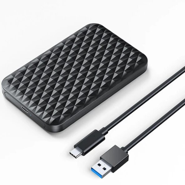 Rack Orico 2520C3-V1 pentru HDD / SSD SATA 2.5inch, USB-C, Negru 