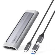 Rack Orico AXM2-G2-V1 pentru SSD M.2 NVMe SATA, Gri