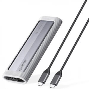 Rack Orico AXM2S-G2 pentru SSD M.2 NVMe / NGFF SATA, Gri 