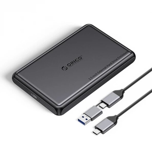 Rack Orico DDL25-C3 pentru HDD / SSD SATA 2.5inch, USB-C, Negru 