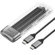 Rack Orico TXM2-C3 pentru SSD M.2 NVMe SATA, Gri