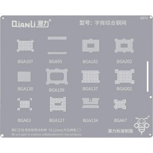 Sita BGA QIANLI QS73 pentru memorie eMMC DDR 