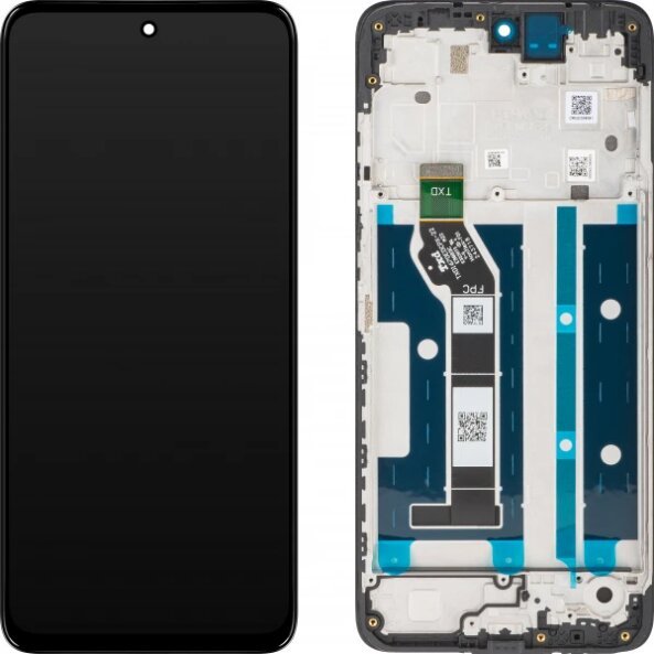 Display cu Touchscreen Motorola Moto E15 / G05, cu Rama, Negru, Service Pack 5D68C29300 