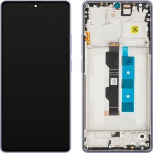 Display cu Touchscreen Xiaomi Redmi Note 13 Pro 4G, cu Rama, Mov (Lavender Purple), Service Pack 56000200N600 