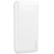 Baterie Externa Dudao K18-1W, 10000mAh, 10W, 2 x USB-A, Alba 