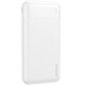 Baterie Externa Dudao K18-1W, 10000mAh, 10W, 2 x USB-A, Alba 