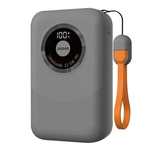 Baterie Externa Dudao K21 Mini, 10000mAh, 22.5W, QC + PD, 1 x USB-A - 1 x USB-C, Gri 