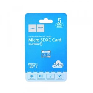 Card Memorie microSDXC HOCO, 64Gb, Clasa 10 / UHS-1 U1