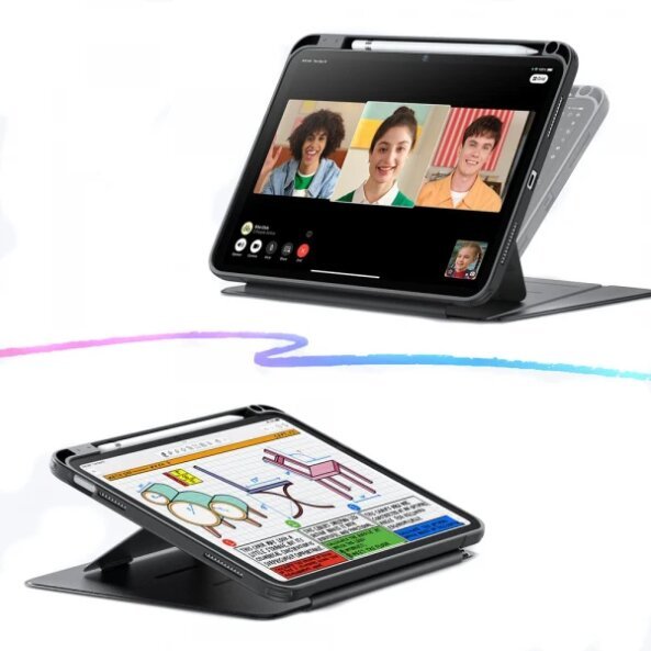 Husa pentru Apple iPad Air 11 (2025) / Air 11 (2024) / Air (2022) / Air (2020), ESR, Flip Hybrid, Neagra 