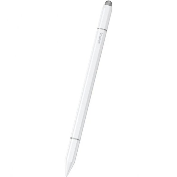 Touch Pen Baseus Smooth Writing III Magnetic 3in1, Alb