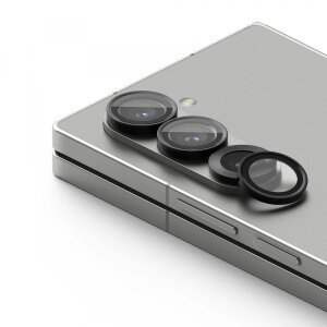 Folie de protectie Camera spate Ringke pentru Samsung Galaxy Z Fold6 F956, Sticla Securizata, Set 2 bucati, Neagra