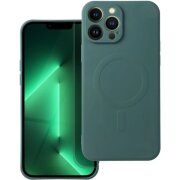 Husa MagSafe pentru Samsung Galaxy S25 Edge S937, OEM, Silicone Mag, Verde 