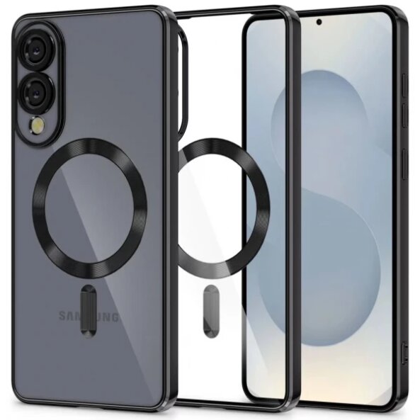 Husa MagSafe pentru Samsung Galaxy S25 Edge S937, Tech-Protect, Magflex, Neagra 