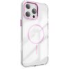 Husa MagSafe pentru Apple iPhone 16, OEM, Clear Thin Mag, Roz 