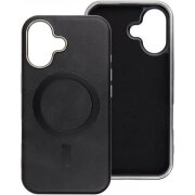Husa MagSafe pentru Apple iPhone 16e, OEM, Gentleman Mag, Neagra 