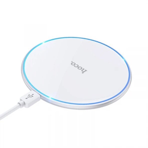 Incarcator Retea Wireless HOCO CW6 Pro, 15W, 1.67A, Alb 