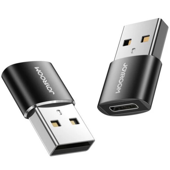Adaptor Date si Incarcare USB-C - USB-A Joyroom S-H152, Set 2 bucati, Negru
