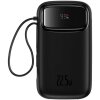 Baterie Externa Baseus Qpow2, 10000mAh, 22.5W, QC + PD, 1 x Lightning - 1 x USB-A - 2 x USB-C, Neagra P10055003113-00 