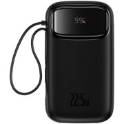 Baterie Externa Baseus Qpow2, 10000mAh, 22.5W, QC + PD, 1 x Lightning - 1 x USB-A - 2 x USB-C, Neagra P10055003113-00 