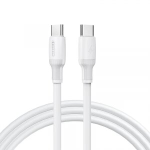 Cablu Date si Incarcare USB-C - USB-C Sendem M77, 66W, 2m, Alb 