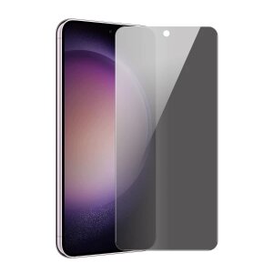 Folie de protectie Ecran Privacy Enkay pentru Samsung Galaxy S23 FE S711, Sticla Securizata, Full Glue 