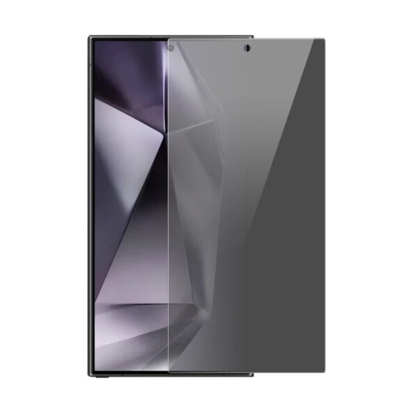 Folie de protectie Ecran Privacy Enkay pentru Samsung Galaxy S24 Ultra S928, Sticla Securizata, Full Glue 