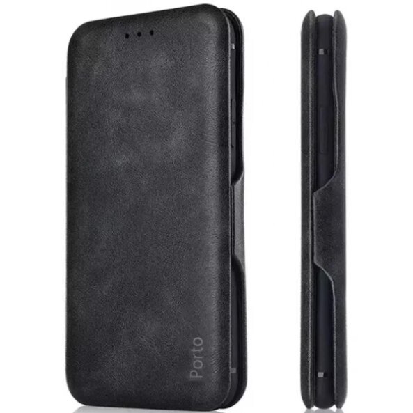 Husa pentru Realme C75 / 14x, OEM, Porto Wallet, Neagra 