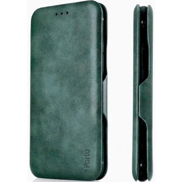 Husa pentru Samsung Galaxy A36 A366, OEM, Porto Wallet, Verde 