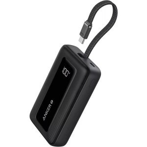 Baterie Externa Anker Zolo, 20000mAh, 30W, QC + PD, 1 x USB-A - 2 x USB-C, Neagra A1689H11 