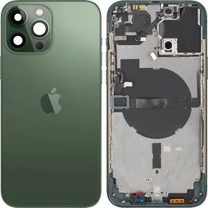 Capac Baterie Apple iPhone 13 Pro Max, Cu Carcasa Mijloc, Verde (Alpine Green), Swap 