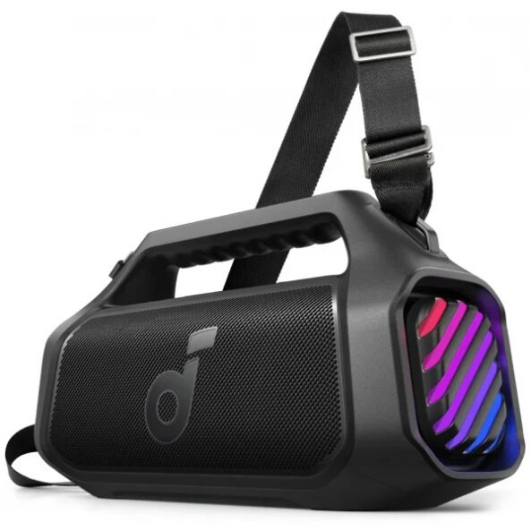 Boxa Portabila Bluetooth Anker Soundcore Boom 2 Plus, 140W, RGB, Waterproof, Neagra A3134011 